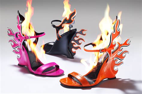 scarpe prada fiamme|Prada Flame Wedge Shoes: The Heels Everyone Wants This .